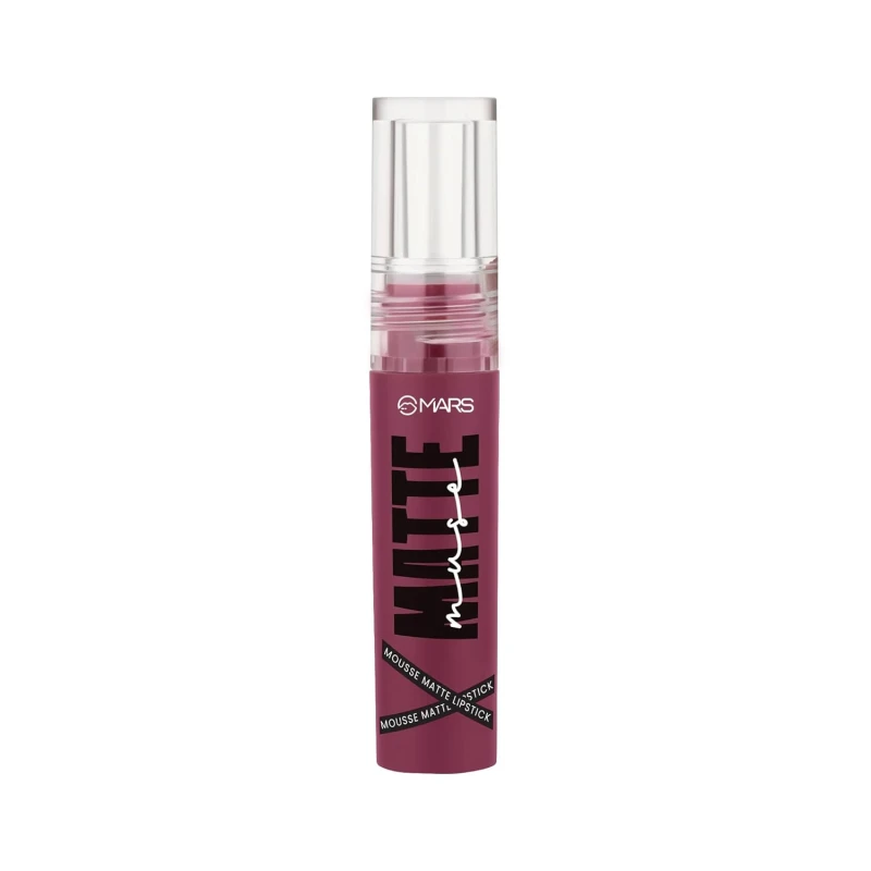 MARS Matte Muse Mousse Lipstick (3ml) (13-POWER DIVA) with Doe-Foot Applicator | Highly Pigmented | Smooth Texture | Hydrating Formula | Blurry Lips Effect thumbnail 2